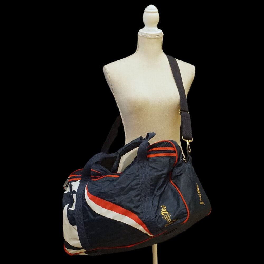 Atlanta 1996 Olympic Duffle Bag with Shoulder Strap 100th Anniversary